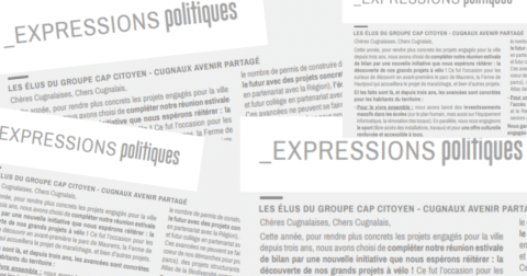 Image d'illustration montrant des extraits d'expression politique